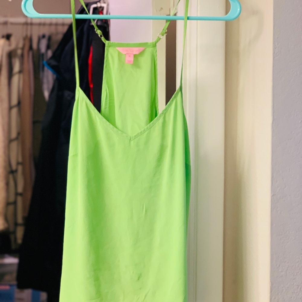 Lime green Lilly Pullitzer tank